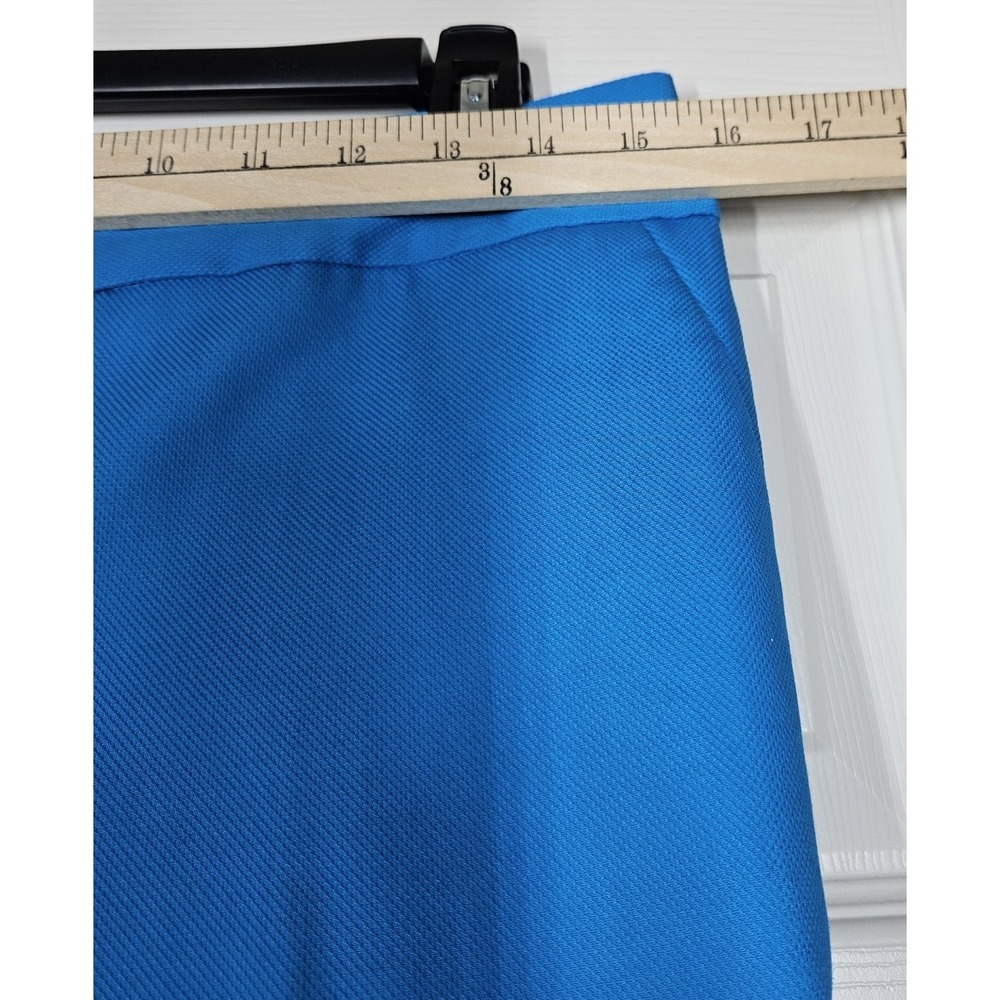 Talbots Cotton Pique Slim Crop Pants 6P Island Turquoise NWT Textured Comfort - Picture 6 of 10